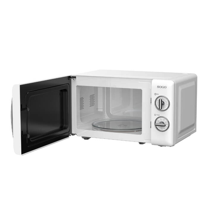 Forno microonde con grill 20L, 700W microonde e 800W grill, timer 30 minuti e funzione scongelamento - Sogo