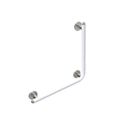 Maniglia angolare 51,5x51,5 bgano disabili bianco opaco goman