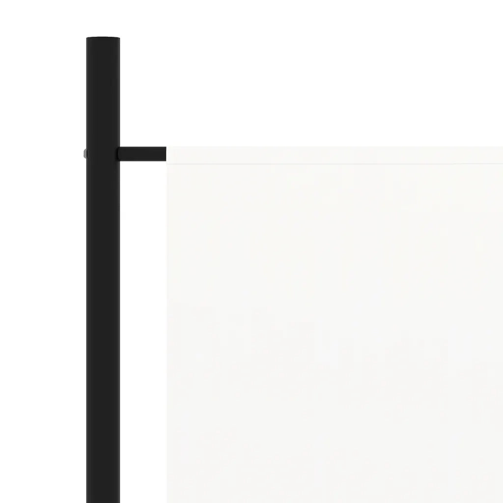 Paravento-Divisorio Bianco 175x180 cm in Tessuto