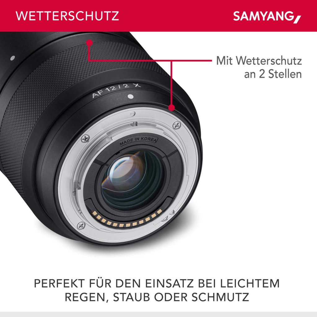 AF 12mm Obiettivo fotografico grandangolare per Fujifilm - apertura F2.0, autofocus APS-C a focale fissa Fuji X Mount X-T4 T3 X-T30 X-T20 X-E4 XE3 X-Pro 3 X-H1