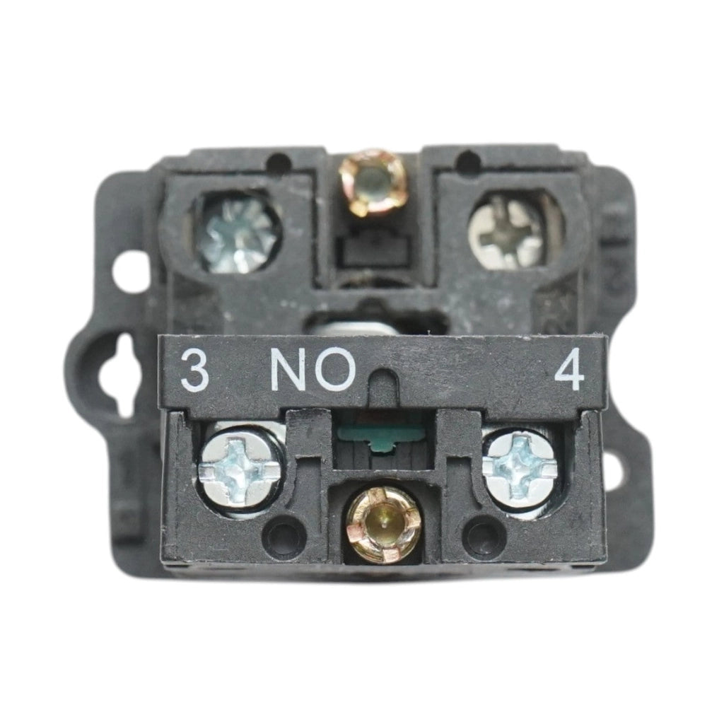 Pulsante indicatore LED blu con resistenza integrata 1NO, 24V, LAY5 Breckner Germany