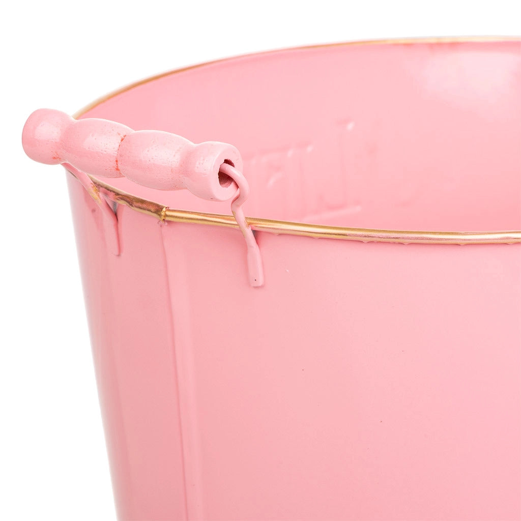 Lavabo metallo rosa 38/33,5x24,5x16,5/19h b:28x19,5