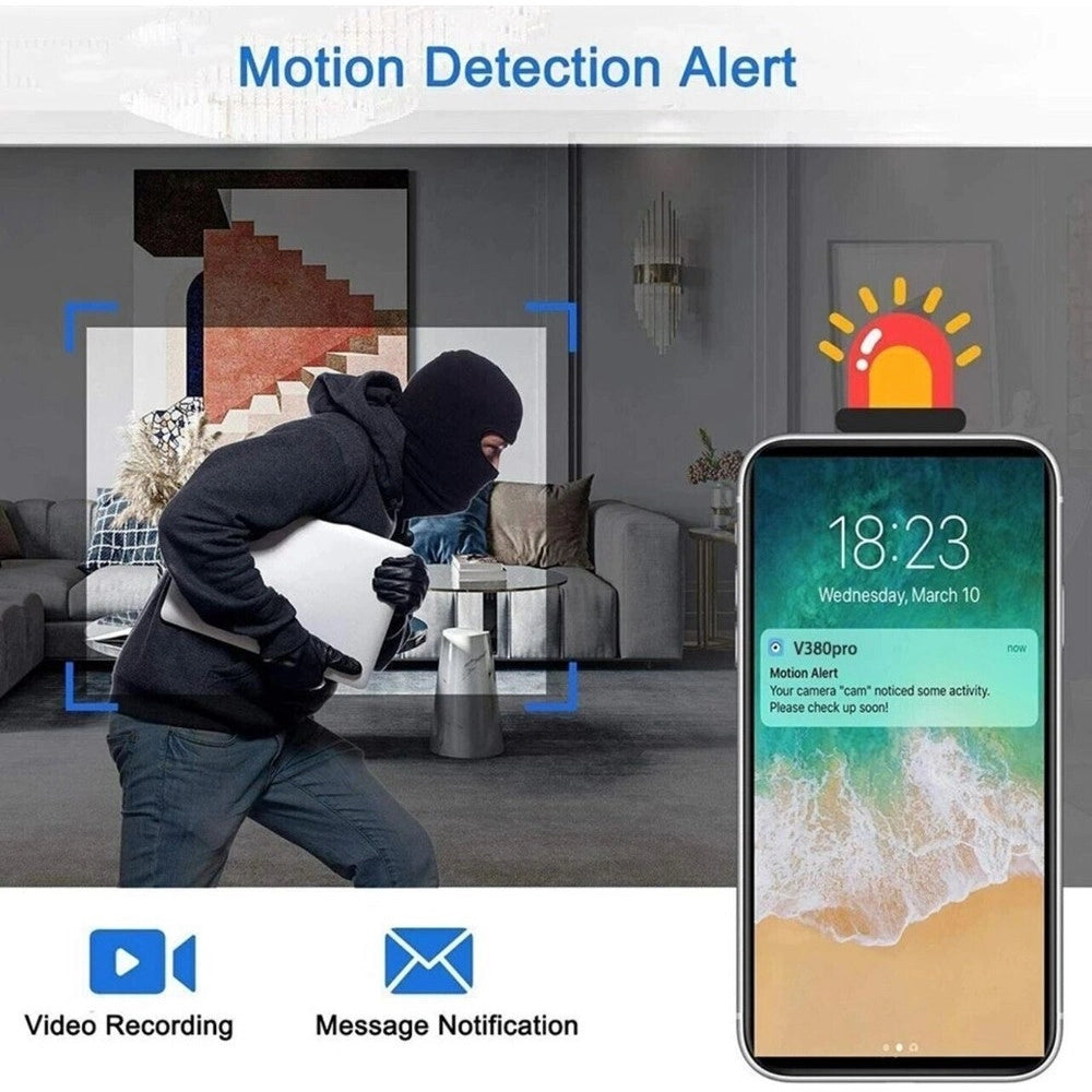 Trade Shop - Mini Micro Camera Audio Video Full Hd App Ip Nascosta Microcam Cmos Wifi -