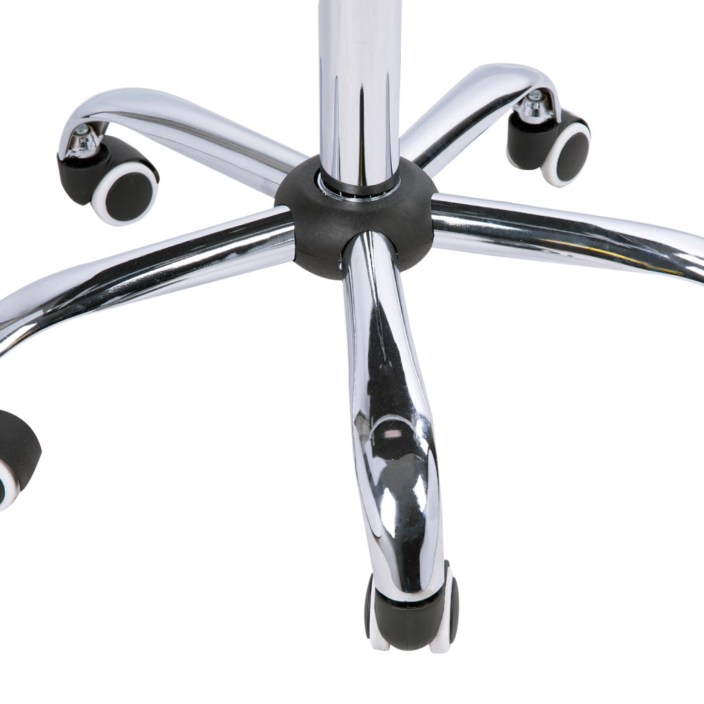 Poltrona da ufficio ¨C Zephmum ¨C Pivotante, Altezza regolabile, Imbottita, Colore bianco