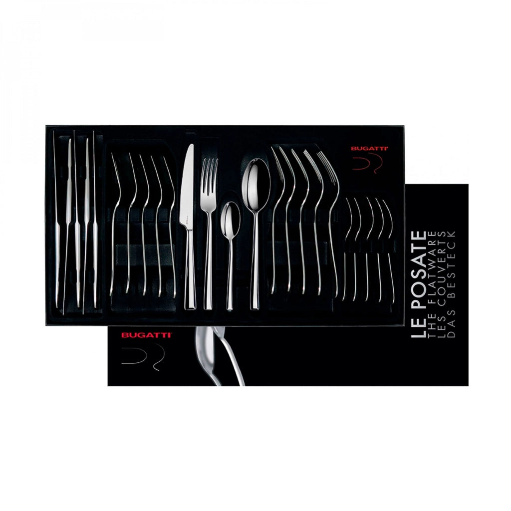 DUETTO, Posate Set 24 Pz, Scatola Gallery, Casa Bugatti