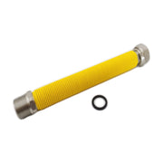 Flessibile mf 1/2 da 10 a 20cm circa allungabile in acciaio inox giallo