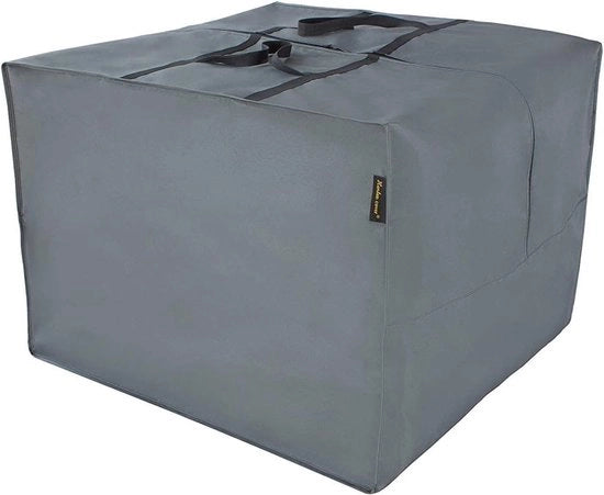Tas di Stoccaggio per Cuscini da Giardino - 80 x 80 x 60 cm - Grigio - Impermeabile Protezione