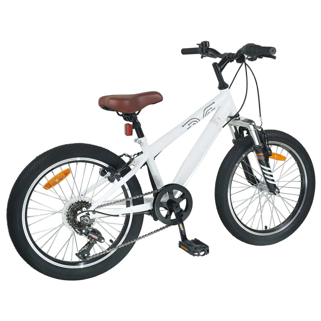 Mountain Bike 24 Pollici 6-Velocità per 8-12 anni Bianco 42009741