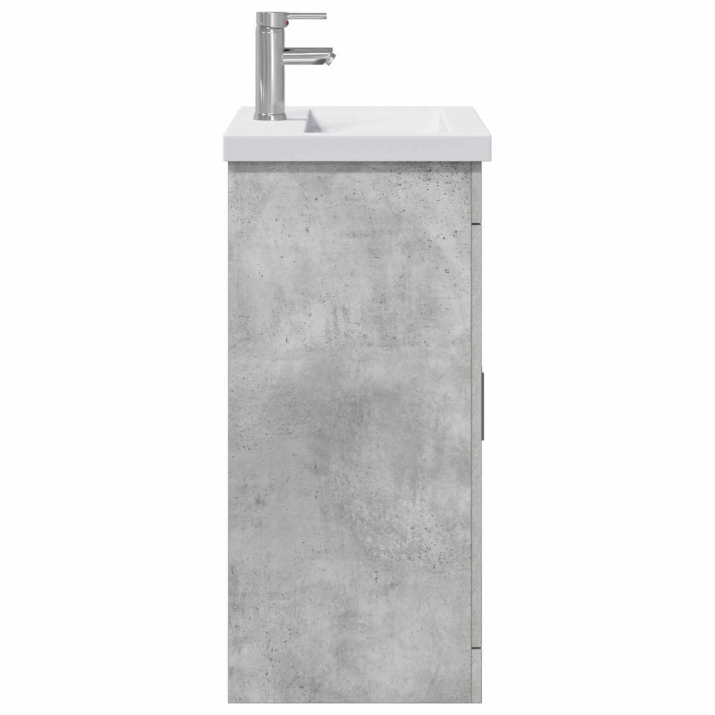 Set di mobili per il bagno Grigio Cemento 61 x 40 x 84,5 cm 3404353