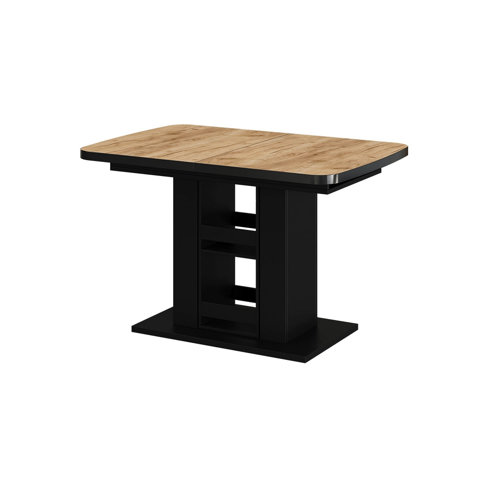 Vicco tavolo da pranzo allungabile Rovere Goldkraft/nero 120 x 80 cm