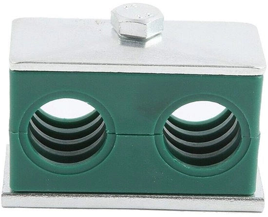 Set di viti idrauliche - Viti idrauliche per tubi Ø 21,3 mm - Pacchetto da 2 - Viti leggere - Per tubi idraulici sottopressione - Temperatura di lavoro in PP (-30-90°C) - Viti per tubi