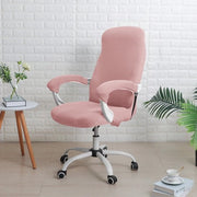 Copri sedia con copertura braccio, copertura sedia da ufficio universale, copri sedia da computer, L, colore rosato chiaro