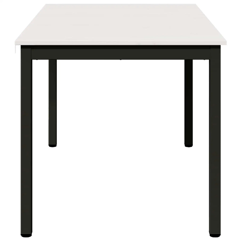 Tavolo da pranzo Bianco 140 x 80 x 75 cm Pino massello 892790