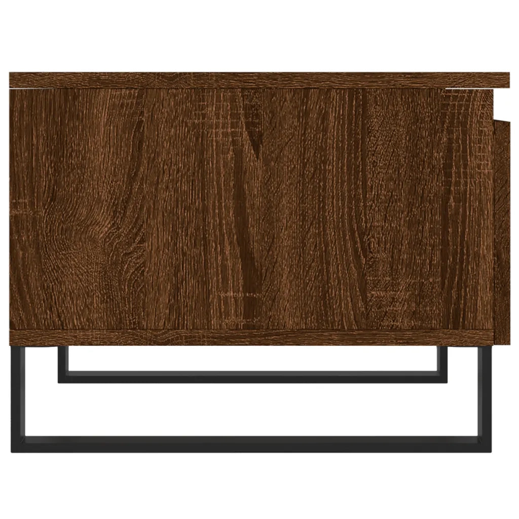 2 pz Tavolini salotto | Tavolino da caff¨¨ | Tavolino da Soggiorno Rovere Marrone 50x46x35 Legno Multistrato