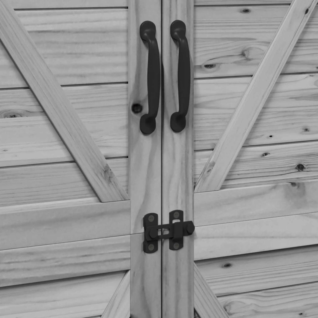 Capanno da Giardino Grigio 106 x 56 x 176,5 cm 42033482