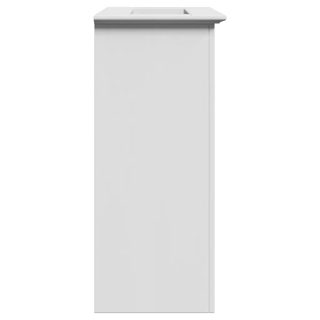 Mobile Lavabo da Bagno-Armadietto da bagno BODO Bianco 70x35x80 cm