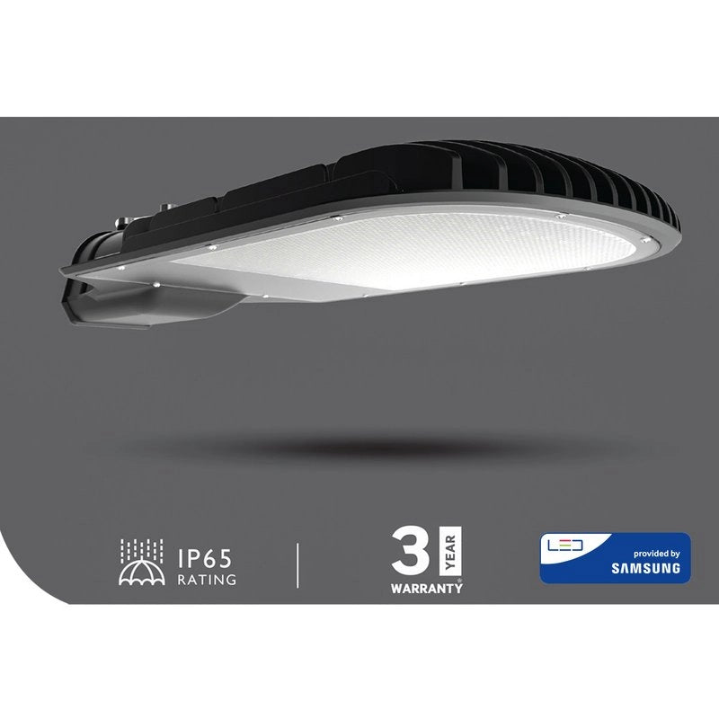 Lampione Stradale Led 100W Chip Samsung Freddo 6400K Street Lamp Per Strada Giardino Villa SKU-21536