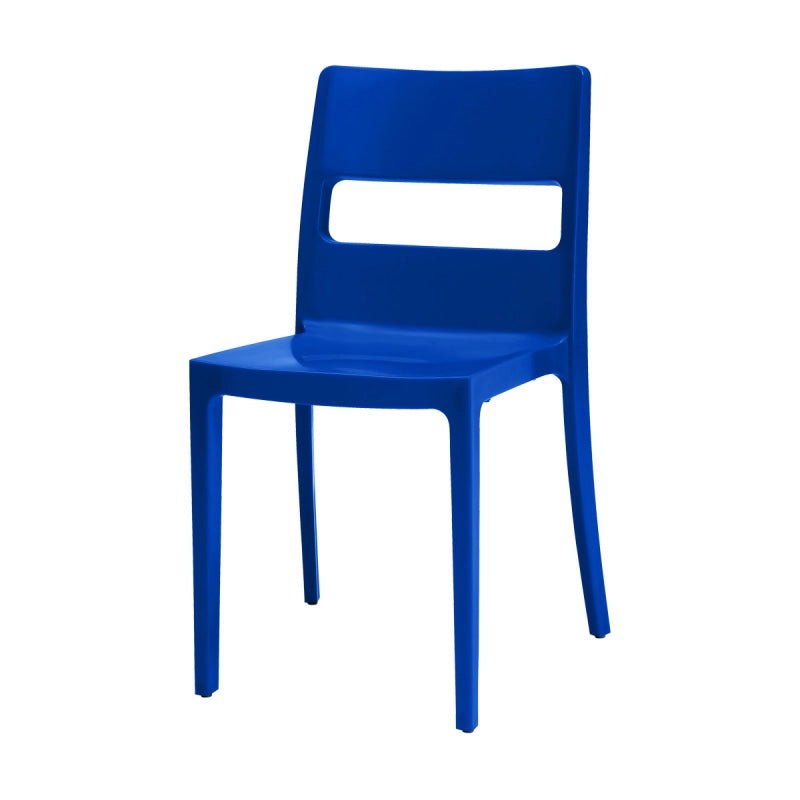 SET SEI SEDIE SAI TECNOPOLIMERO SCAB DESIGN MADE IN ITALY - Blu 60