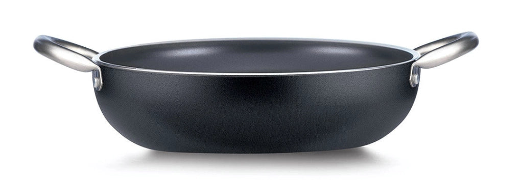 Tegame in Alluminio Ø 28 cm Antiaderente Induzione Silex Collection Chef Jumbo Professional Nero