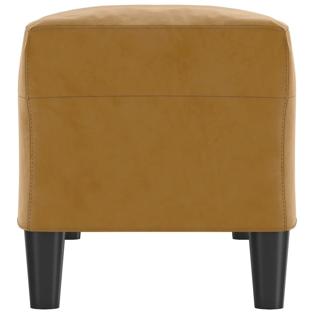 Panca/panca 100 x 35 x 41 cm velluto marrone 02_0010613