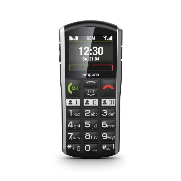 Emporia emporiasimplicity 5,08 cm (2") 90 g nero, argento telefono per anziani - V27_001