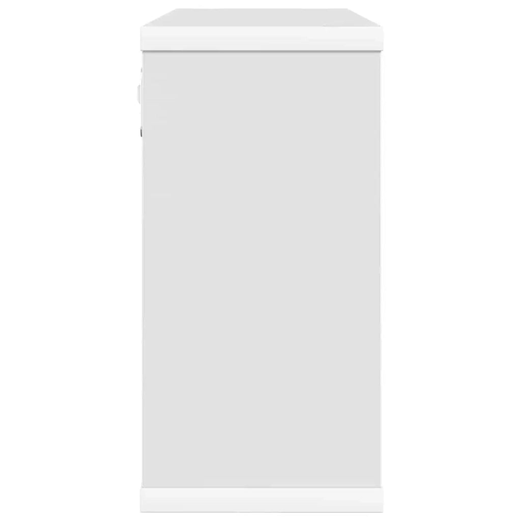 Scaffali flottanti 2 pcs Bianco 80 x 15 x 30 cm 8012317