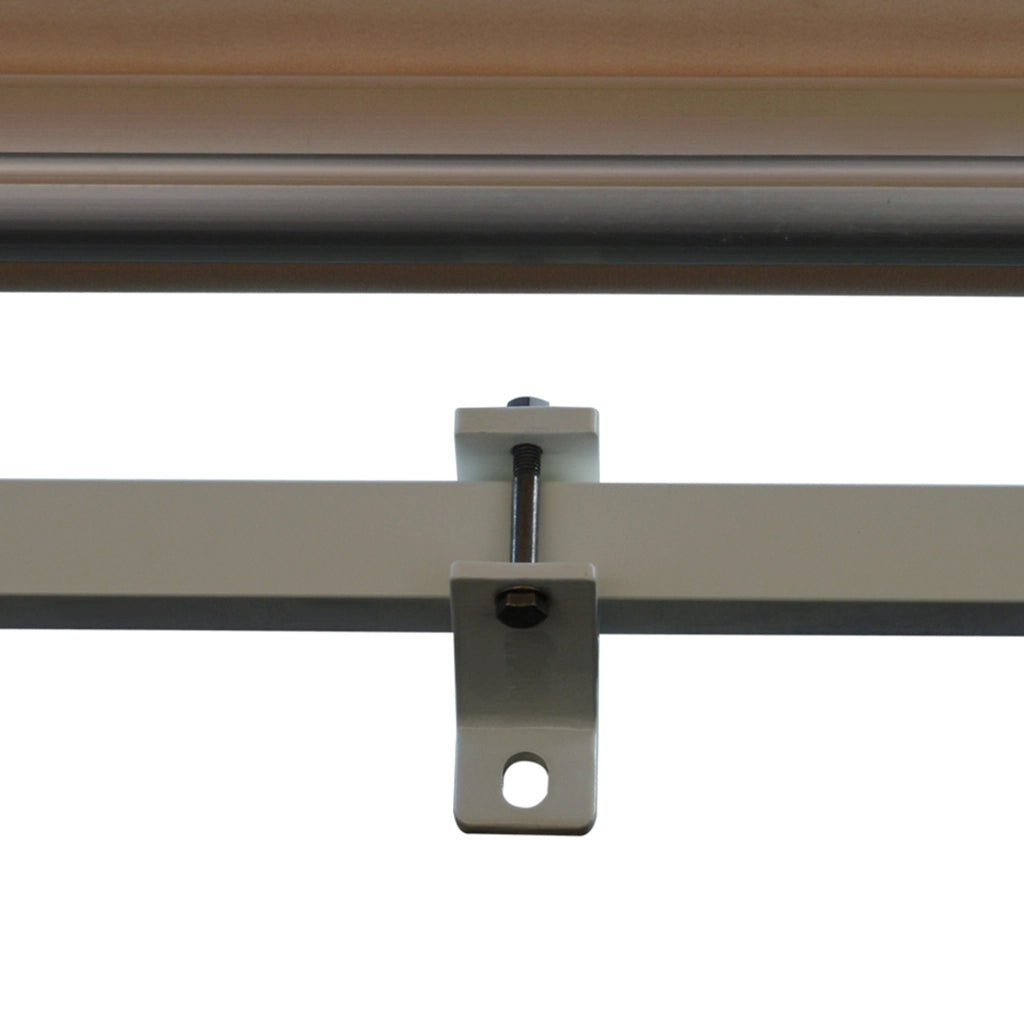 Tenda a braccio articolato in alluminio lunghezza 3.95 m colore beige ottima protezione solare per balcone e terrazza