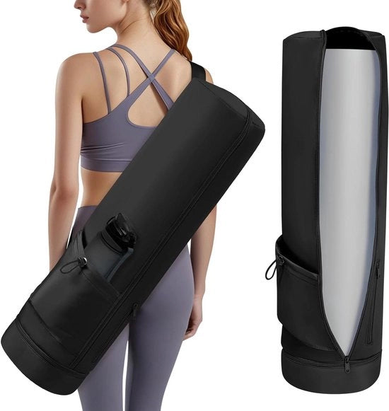 Porta yoga con tasche - impermeabile e regolabile - adatto per donne e uomini