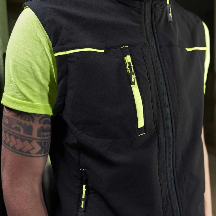 U-POWER GILET SATURN NERO/GIALLO TG. XL- 1,0 pz