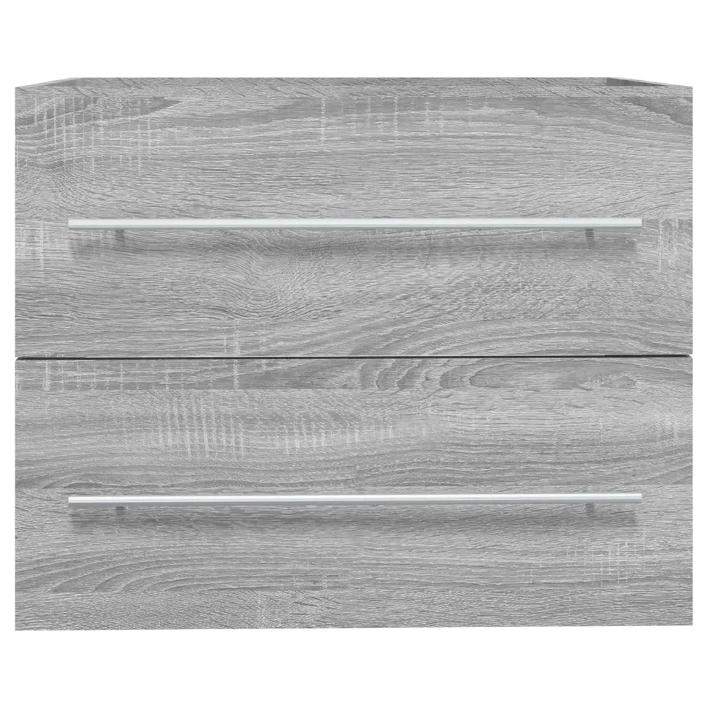 Mobile Lavabo | Armadio Lavabo Grigio Sonoma 60x38,5x48 cm in Legno Multistrato