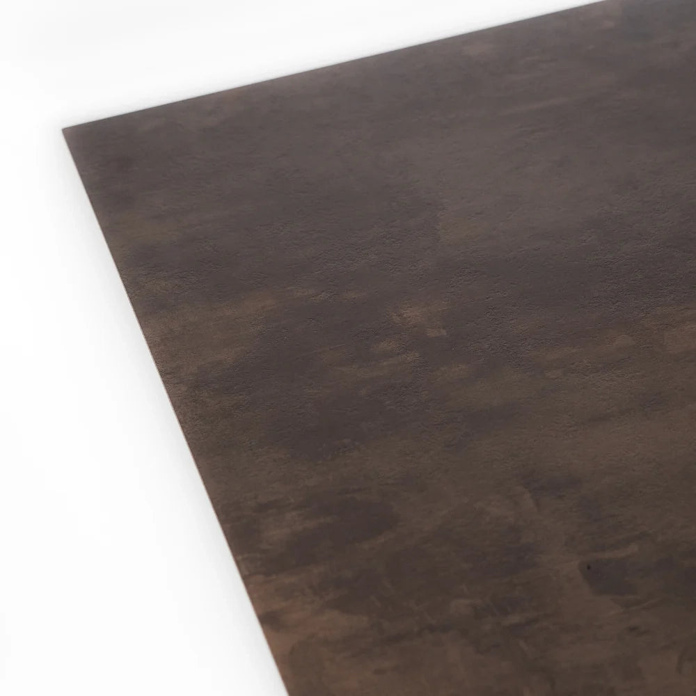 Tavolo da pranzo allungabile in HPL effetto marmo ruggine Ryder 170-270x90 cm fino a 12 posti Made in Italy | Duzzle