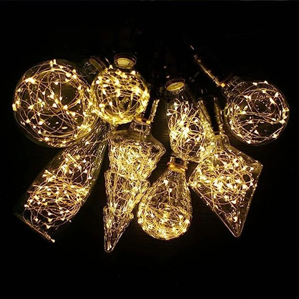 ZMH Lampadina LED Lampadina LED vintage E27 Fireworks 3W bianco caldo diamante