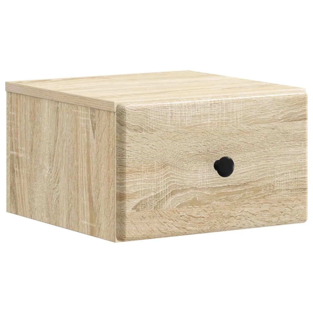 Mobiletto da notte a muro Rovere Sonoma 34,5 x 33 x 20 cm 899109