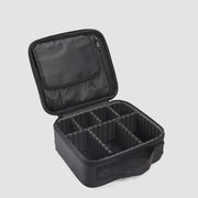 Organizzatore di trucco portatile, borsa di stoccaggio per trucco, pennelli per trucco, articoli da toeletta, gioielli e accessori digitali - Nero