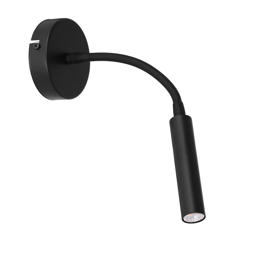Applique lettura Arden 1 luce nero opaco G9 8W Luminex