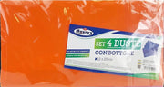 MAURY'S BUSTE PORTA DOCUMENTI CON BOTTONE CONFEZIONE DA 4 PEZZI