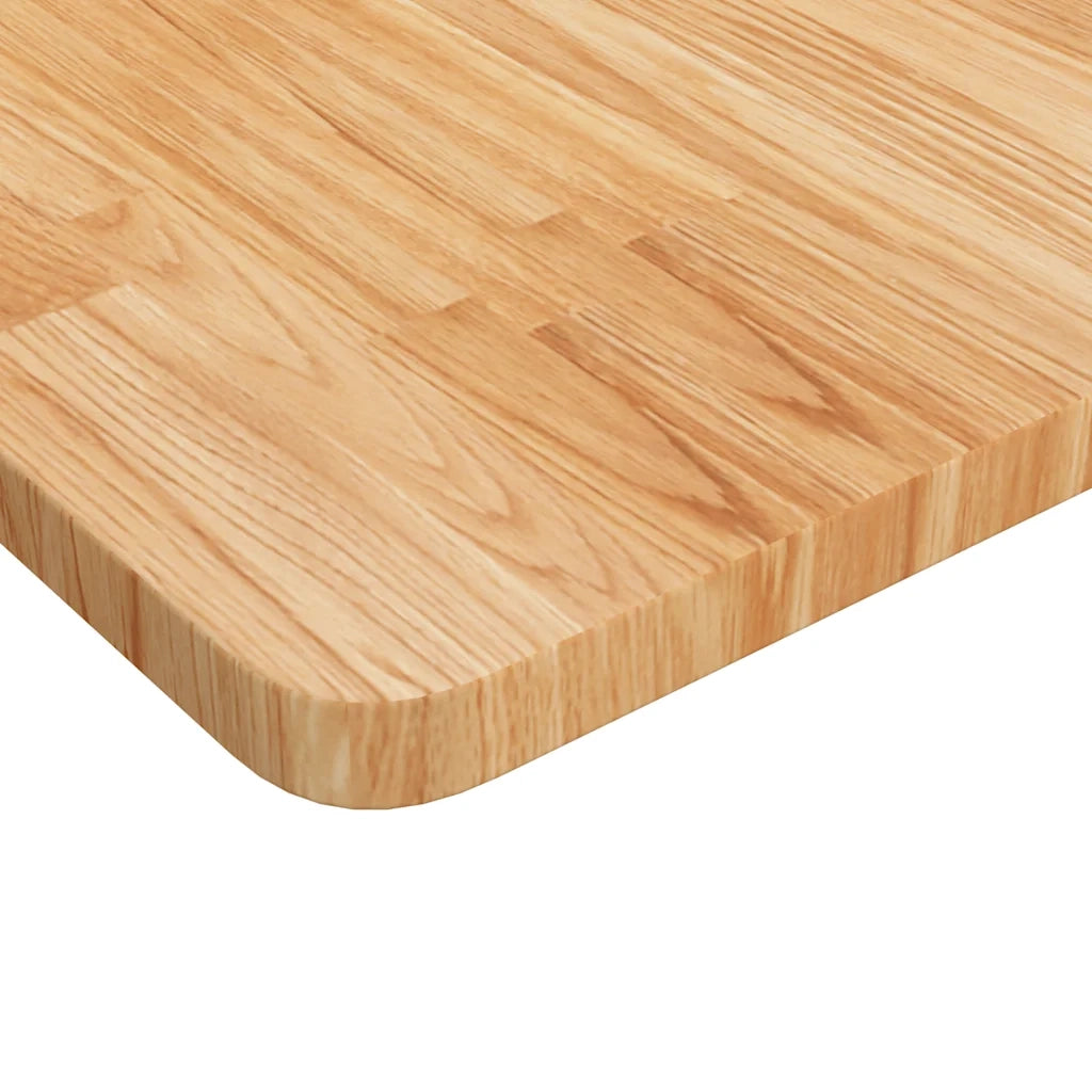 Piano Bagno Marrone Chiaro 80x40x2,5cm Legno Massello Trattato 343038