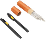 Penne a marchio per tessuti 2 pezzi - Pennarelli a sfera per tessuti - Marche per cucito - Cretini 20 pezzi - Penna multifunzionale per marche - Materiale in plastica - Penna per marche su tessuti