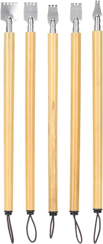 Strumento per scrivere e disegnare con foglie di legno naturali
