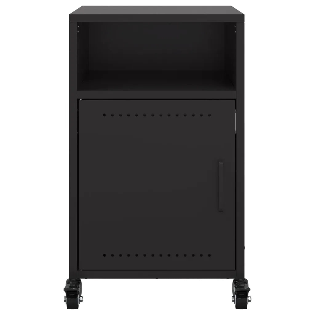 Comodini 2 pz Neri 36x39x59 cm in Acciaio 846717