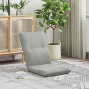Sedia da Pavimento Grigio chiaro 46 x 50 x 61 cm Velluto 42028174