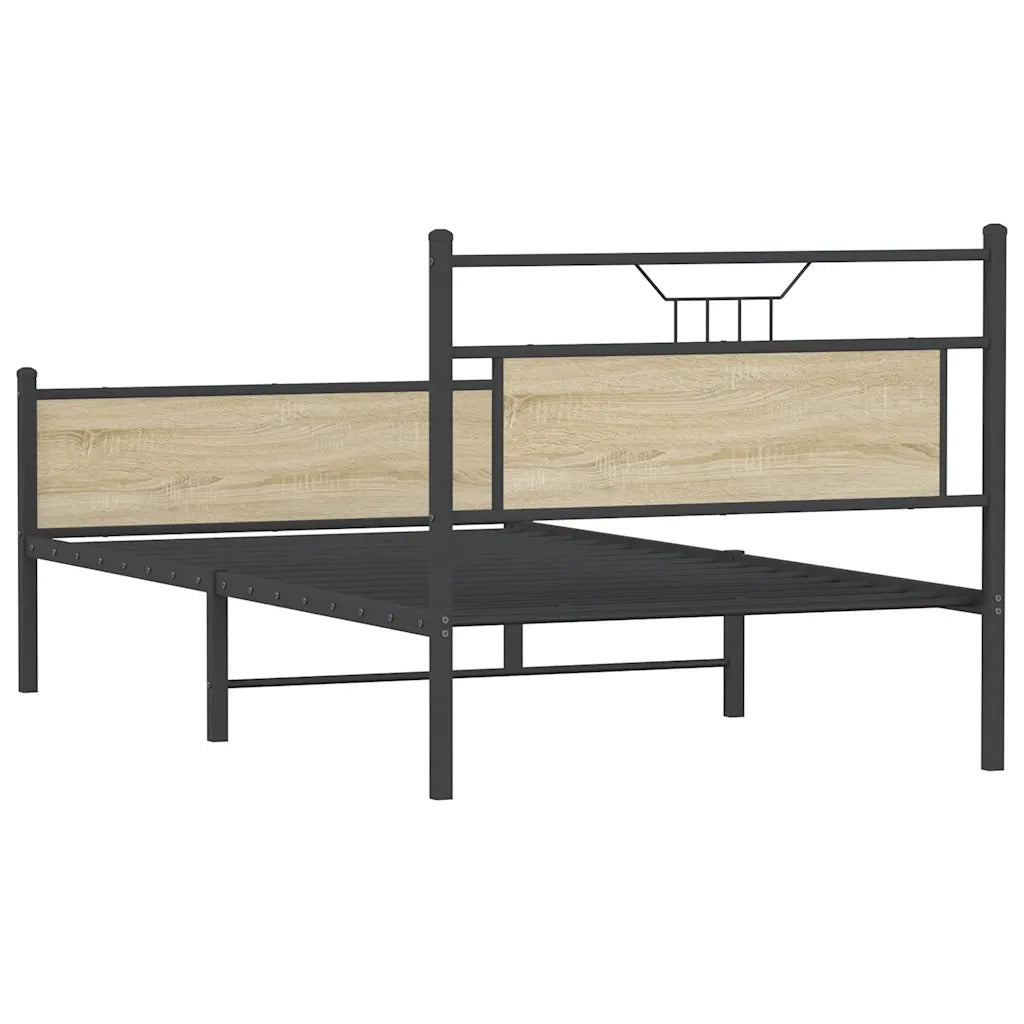Giroletto senza Materasso Rovere Sonoma 100x200cm in Truciolato 4106975