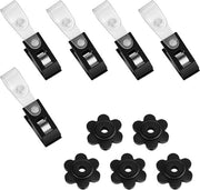 Fermo per bandiere in gomma - Clip anti-vento - Supporto per bandiere - Asta per bandiere - Stabilizzatore per bandiere - Per mantenere ferme le bandiere