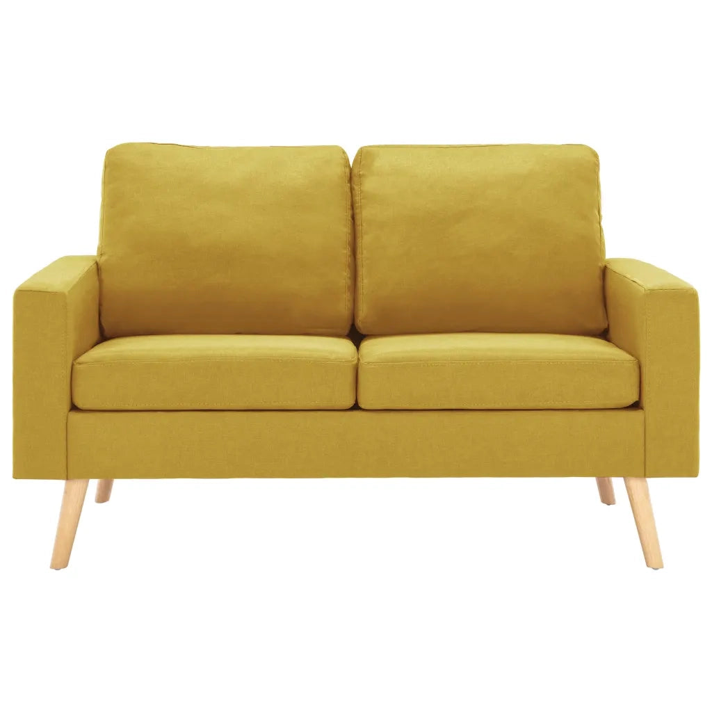 3056620 2 Piece Sofa Set Fabric Yellow (288699+288709) cod mxl 25174