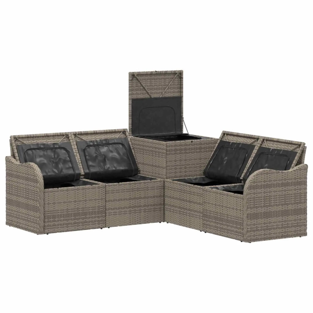 Set di divani 6 pz Grigio e Grigio Scuro 3447140
