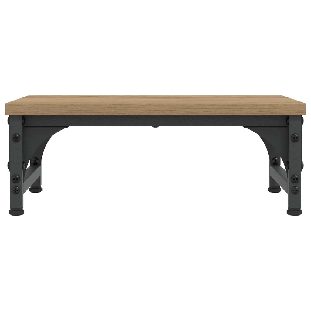 Supporto per Monitor Rovere Artigianale 37 x 23 x 14 cm PB 8010885