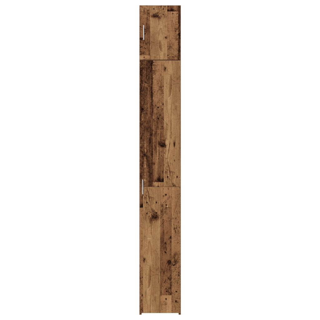 Armadio di stoccaggio snello  Legno vecchio 30x42.5x225 cm Legno ingegnerizzato