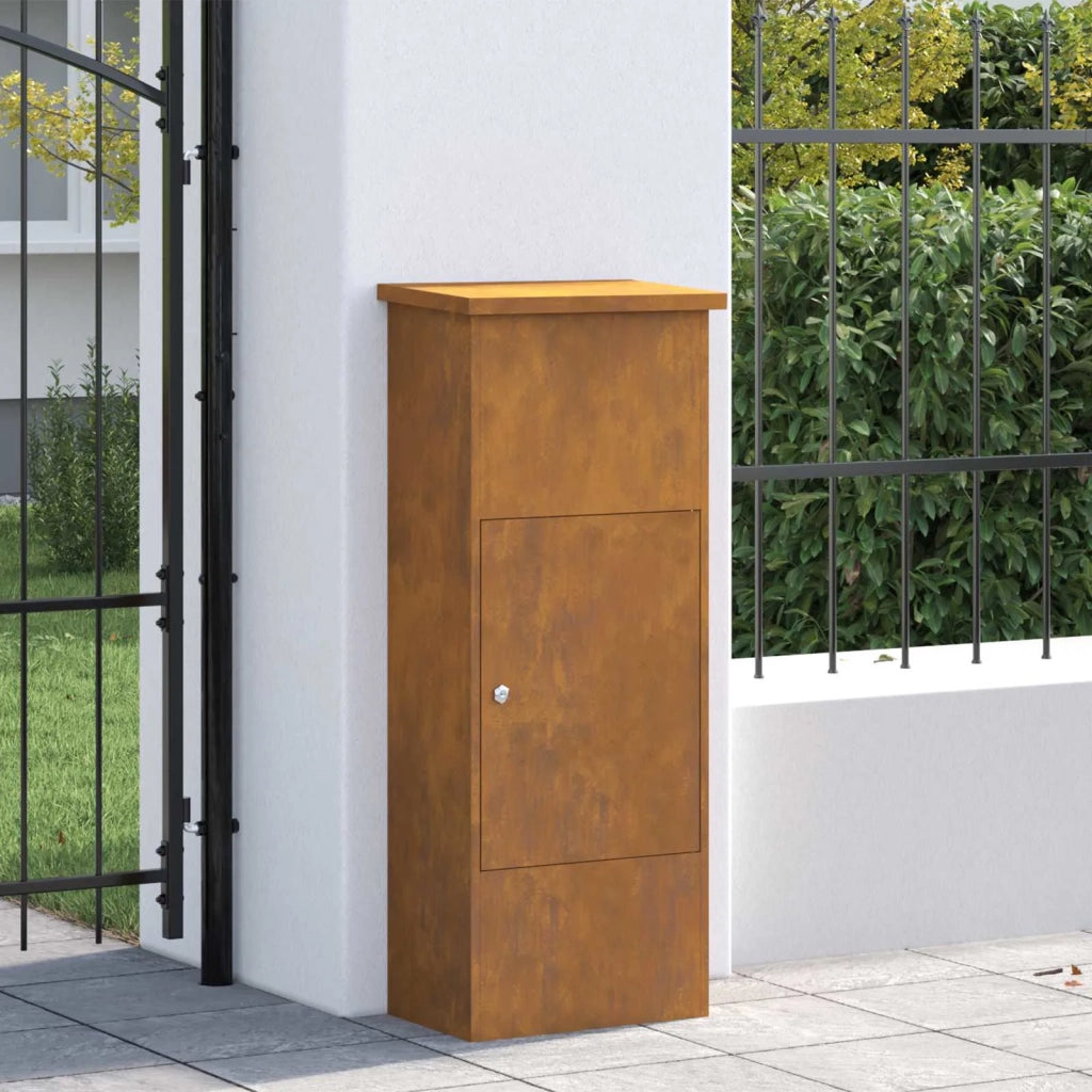 Cassetta per pacchi con porta Ruggine 44,5 x 29 x 110,5 cm CFW4086876