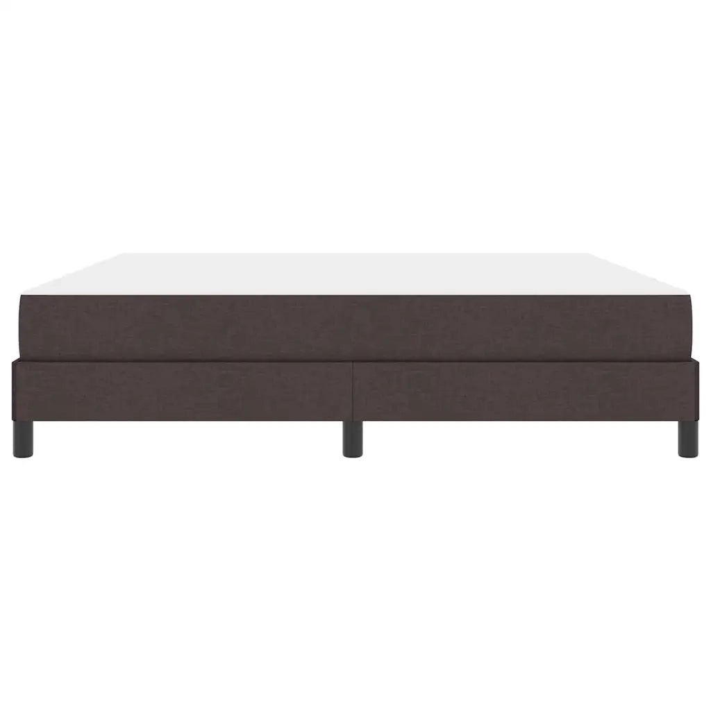 Letto a molle con materasso Marrone Scuro 180 x 200 cm Tessuto 3398510