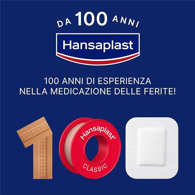 HANSAPLAST CEROTTO SU ROCCHETTO ROTOLO PER IL FISSAGGIO DI BENDE E COMPRESSE MEDICAZIONE IN TESSUTO 1 PZ DA 5M X 2.5 CM